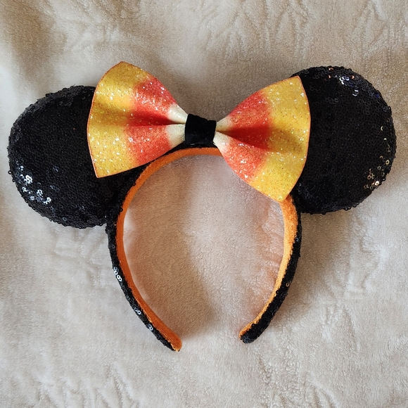 Disney Minnie Mouse Ears -  Two Pairs - Sequence Red Bow and Sequences Candy Cor - Picture 3 of 3